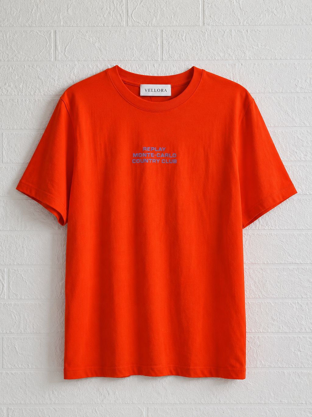 Orange Graphic Oversized T-Shirt