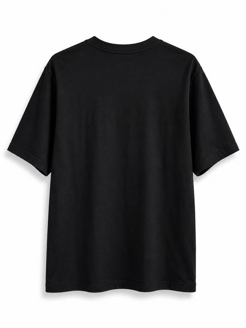 Black Graphic Oversized T-Shirt