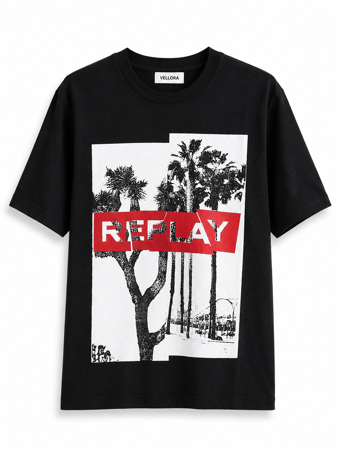 Black Graphic Oversized T-Shirt