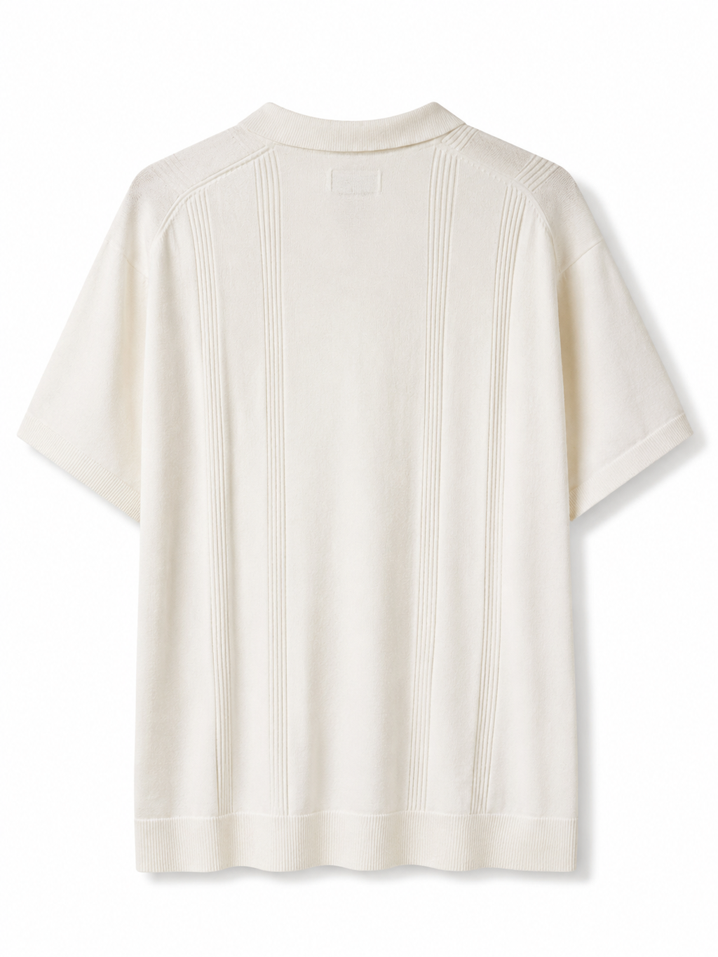 Premium Textured Knitted Polo Shirt