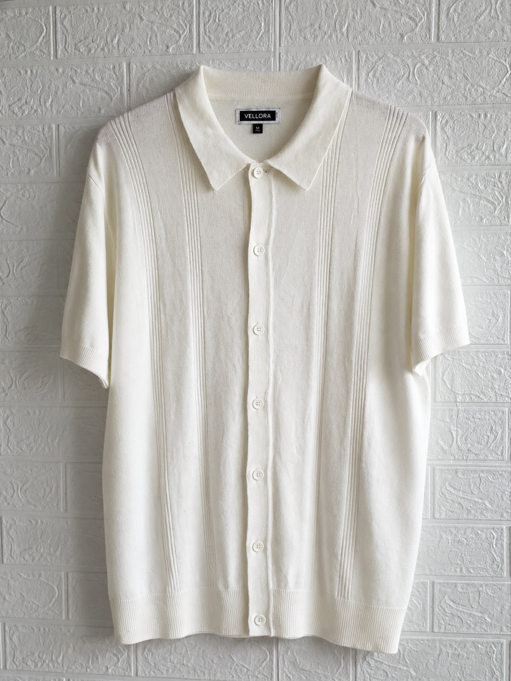 Premium Textured Knitted Polo Shirt