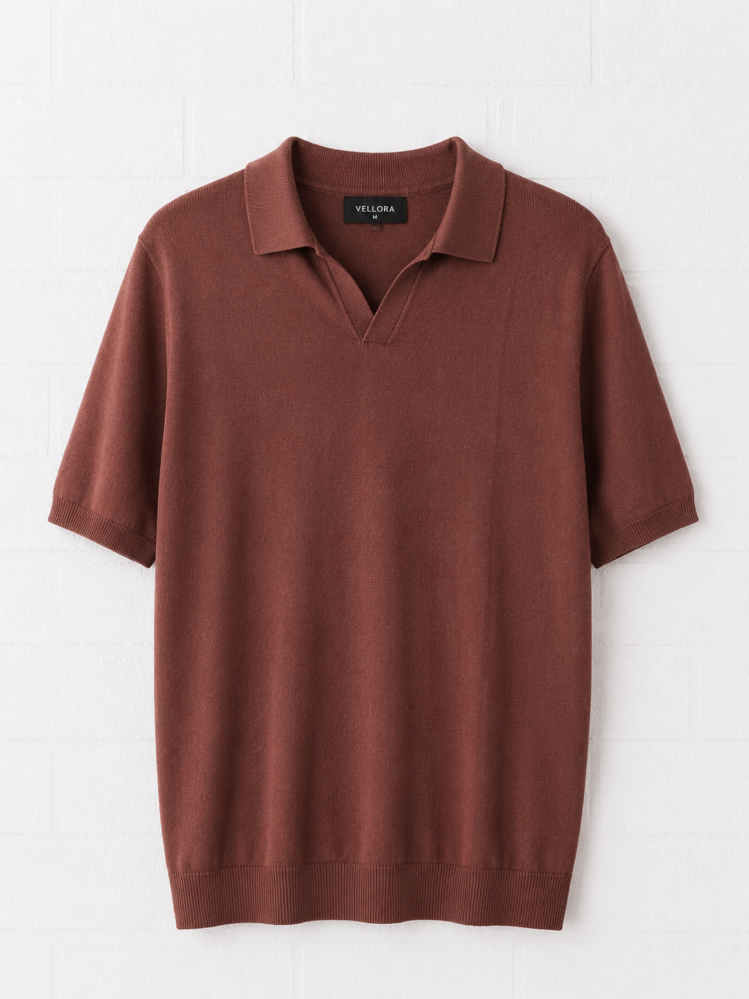 Premium Johnny Collar Knitted Polo T-Shirt