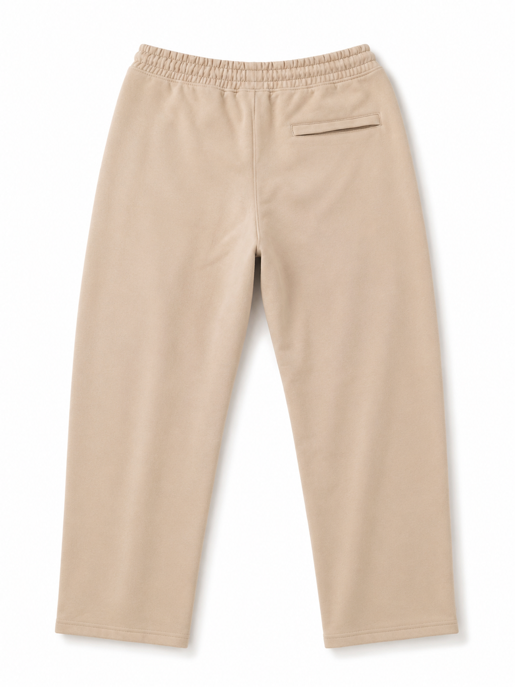 Premium Straight Fit Cotton Jogger Pants – Sand Beige