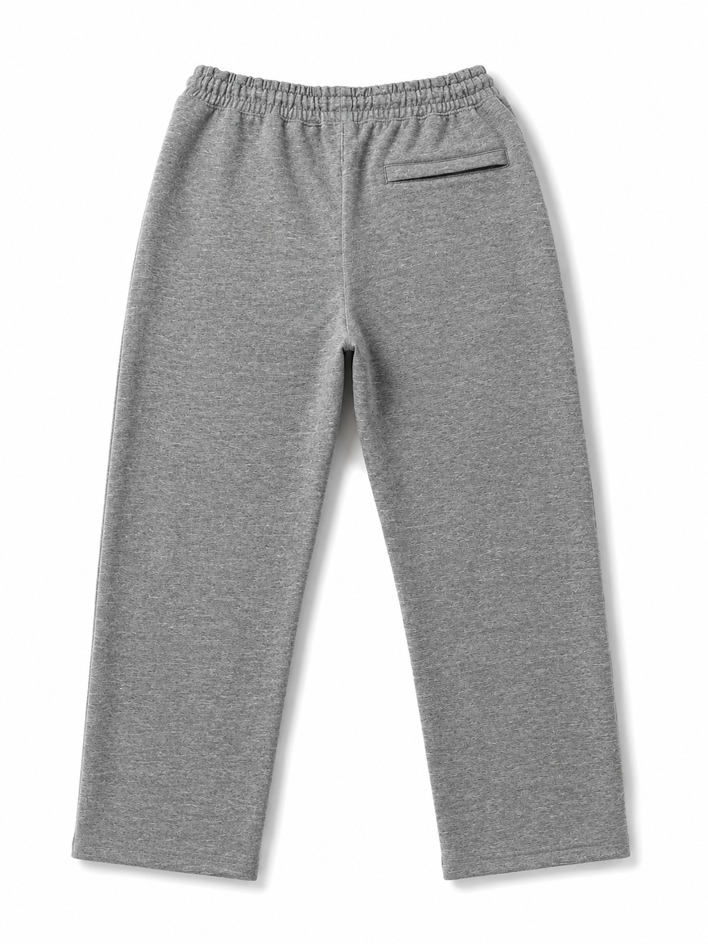 Premium Straight Fit Cotton Jogger Pants – Heather Grey