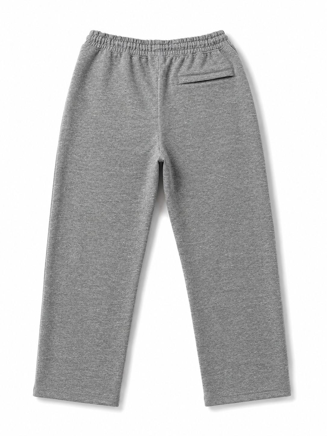 Premium Straight Fit Cotton Jogger Pants – Heather Grey