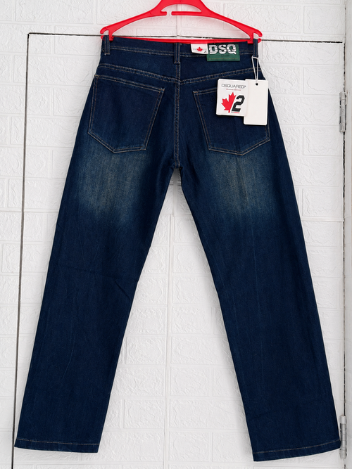Midnight Blue Washed Straight Fit Jeans