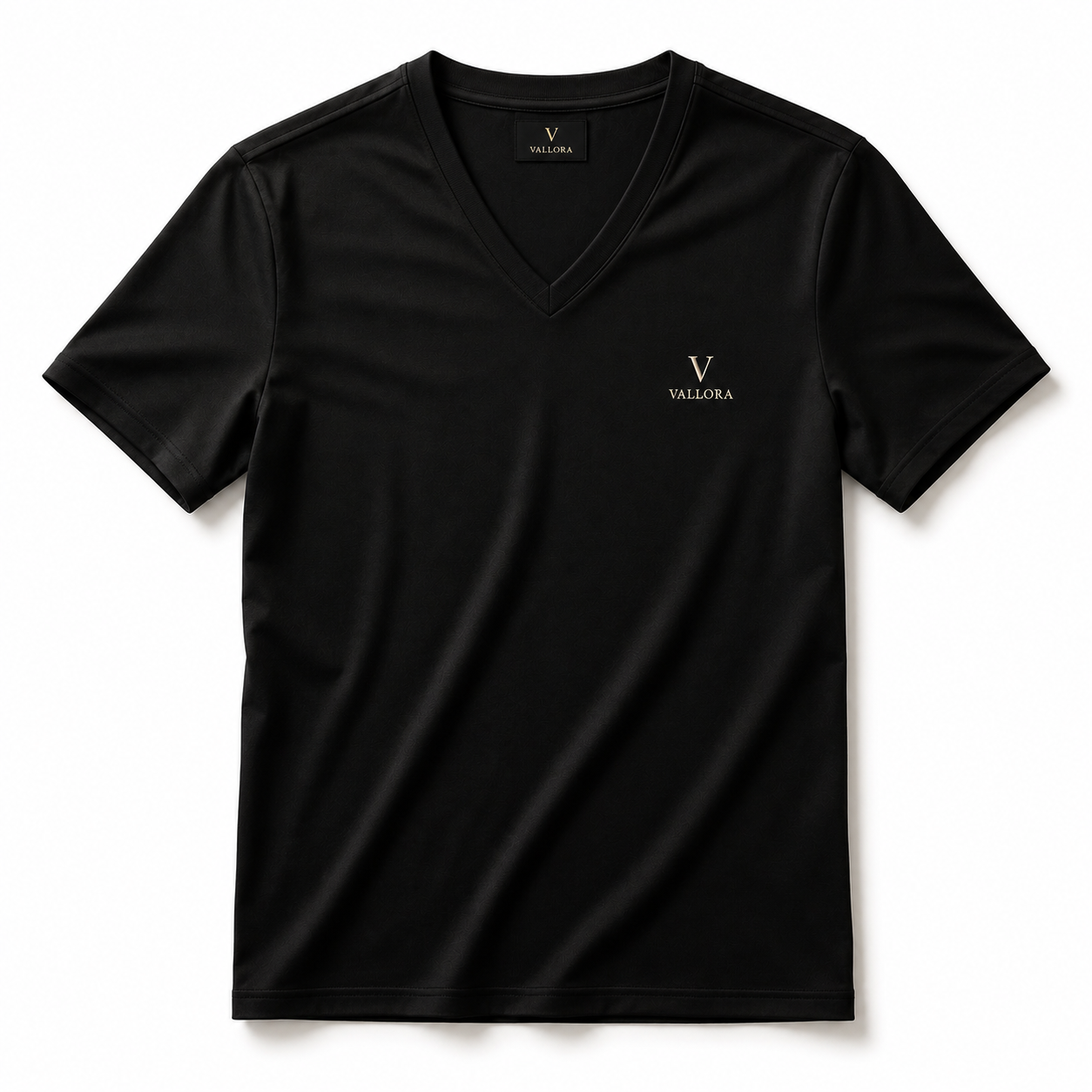 V-neck Black T-shirt